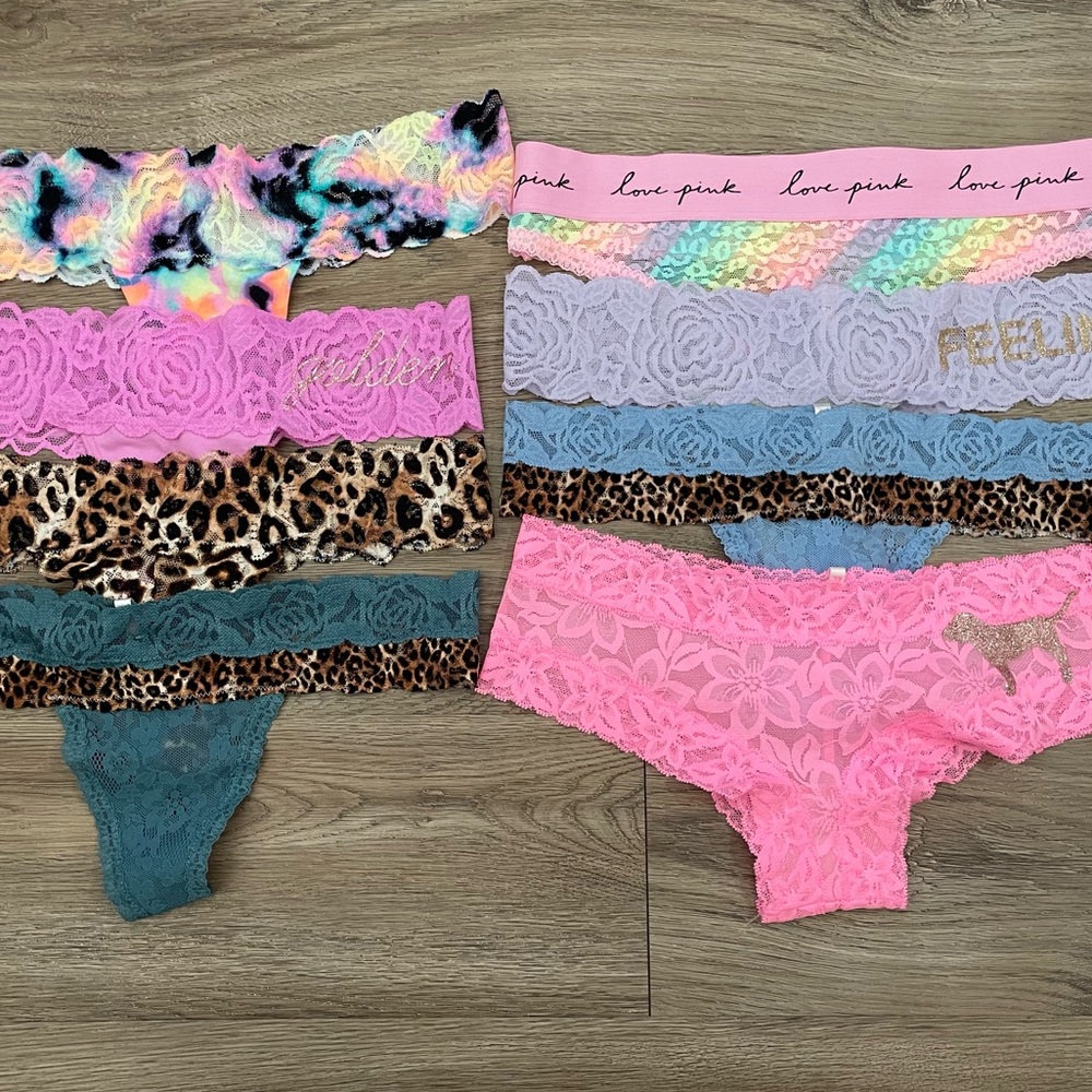 8 NWOT VS Pink Panties